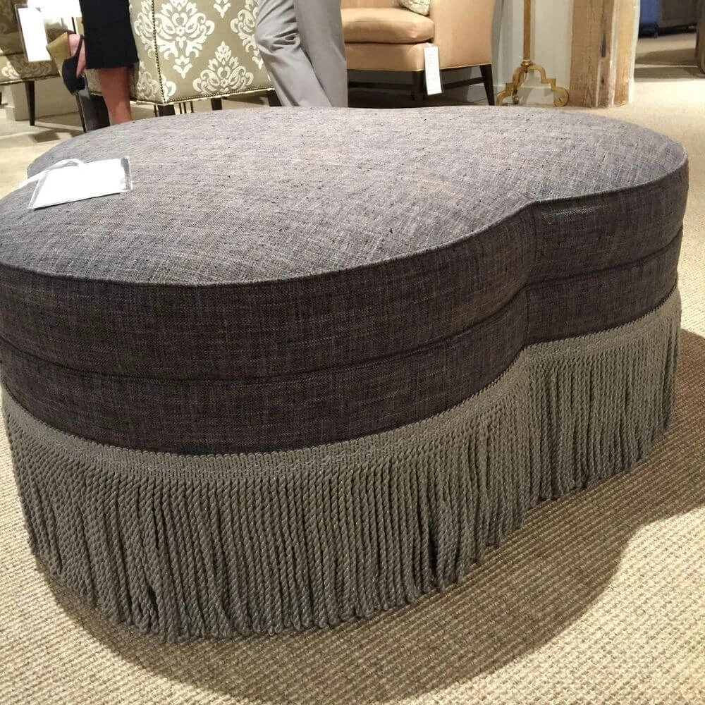 Пуф Cloverleaf — Hickory Chair, текстиль, фото 4