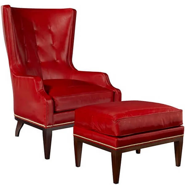 Кресло Elliott — Hickory Chair, кожа, фото 2