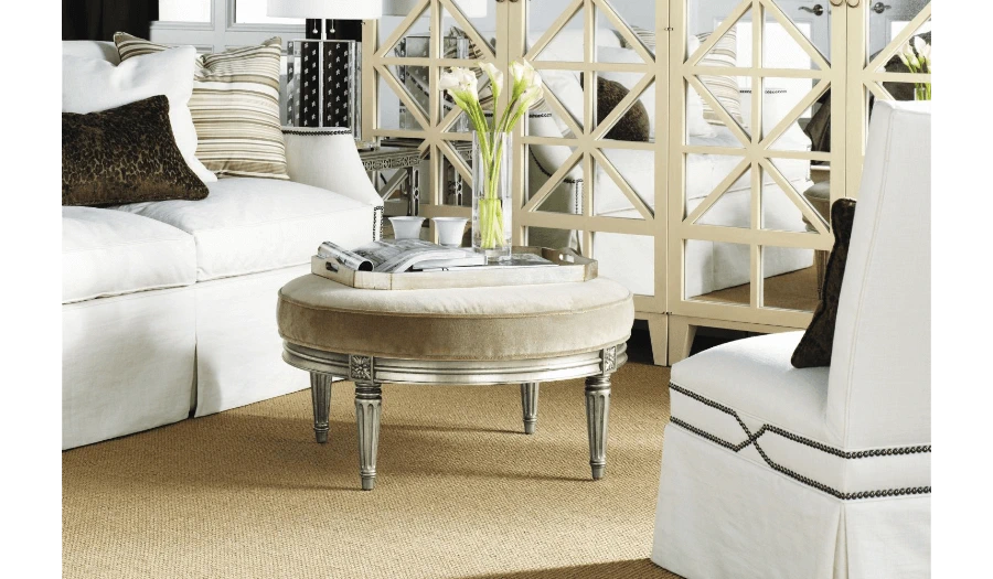 Пуф Etienne — Hickory Chair, текстиль, фото 3
