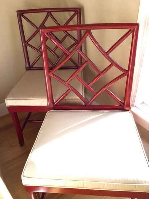 Каркас и наполнение: дерево, ППУ. Классический стиль Стул Fretwork — Hickory Chair, текстиль, фото 3