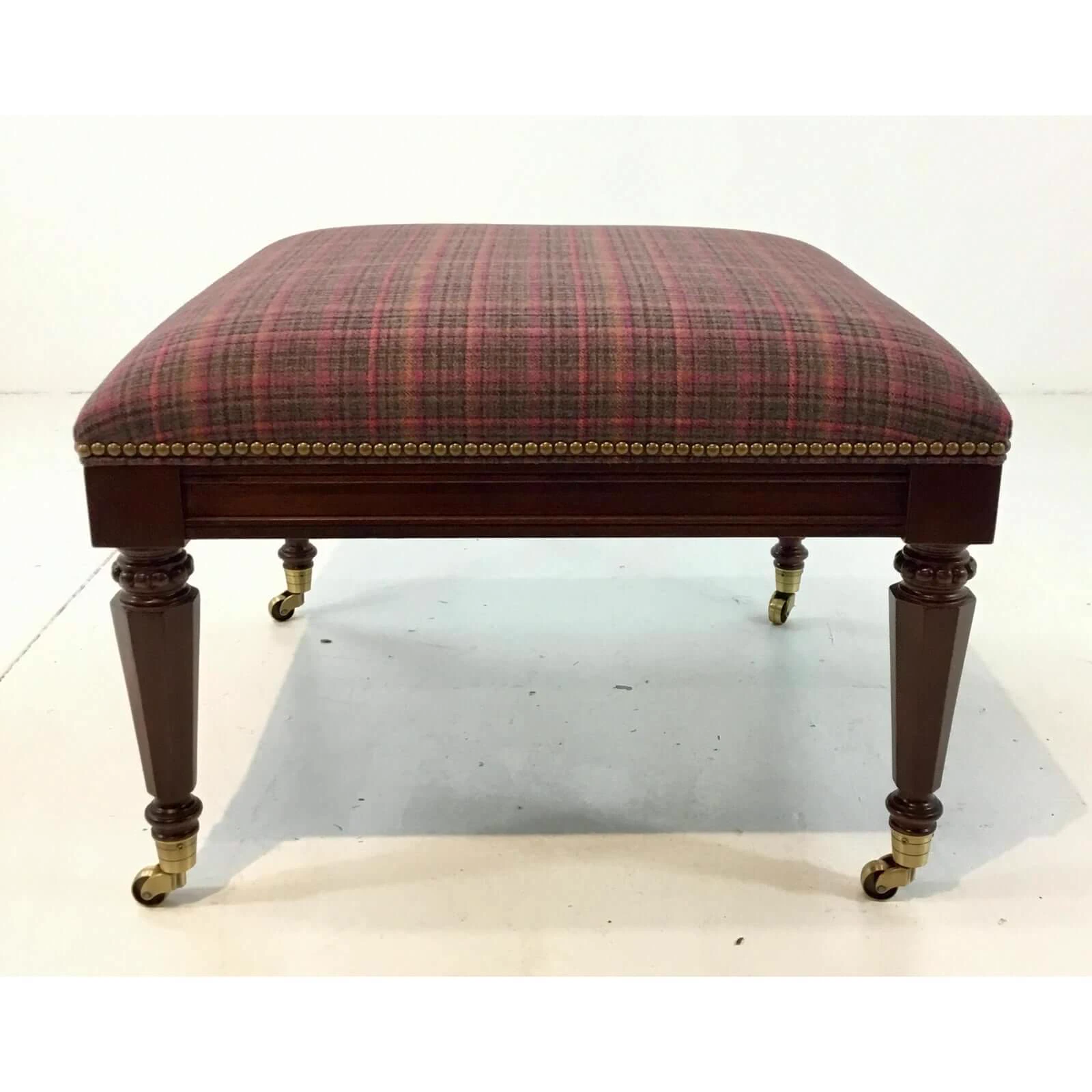 Пуф Grant — Hickory Chair, кожа, фото 2