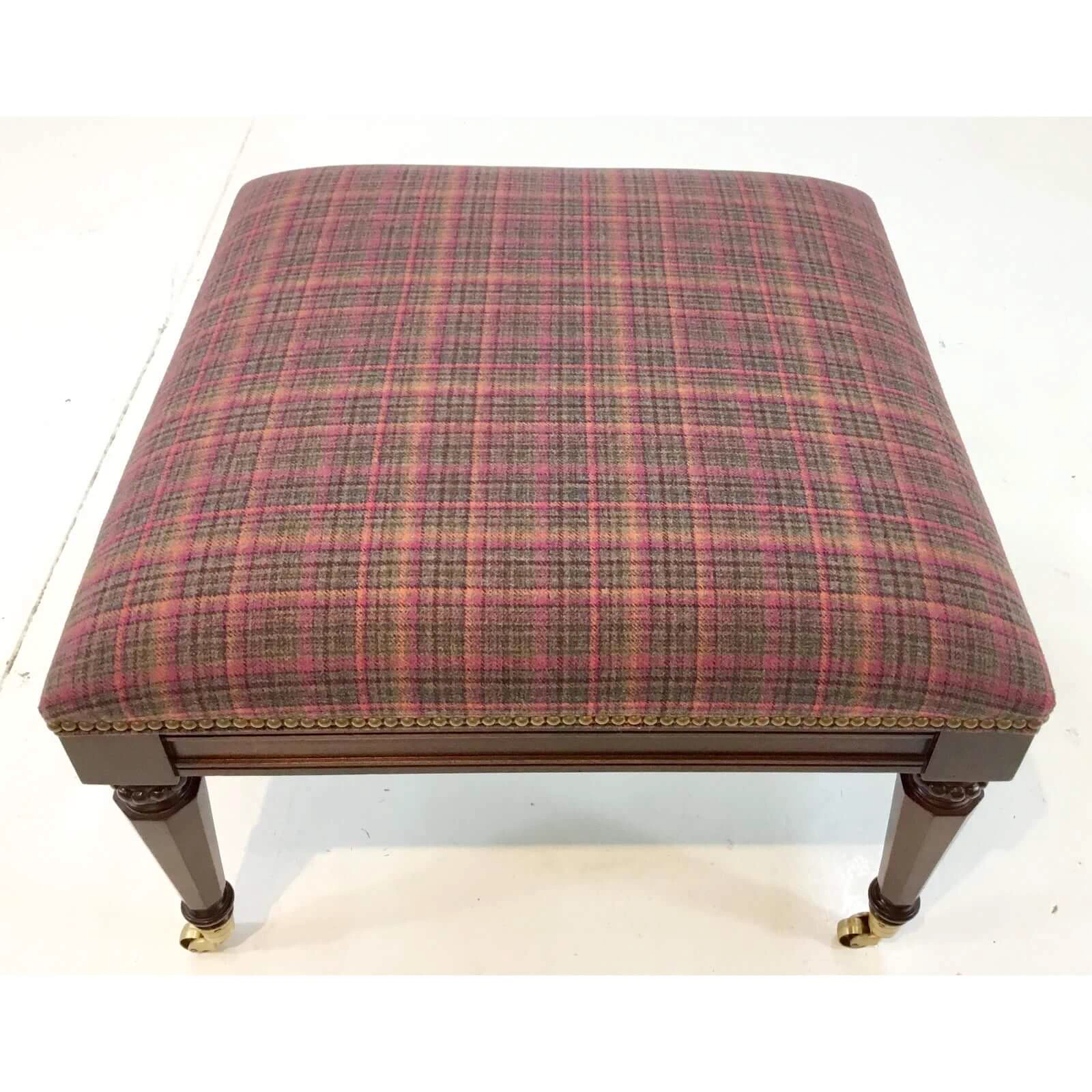 Пуф Grant — Hickory Chair, кожа, фото 3