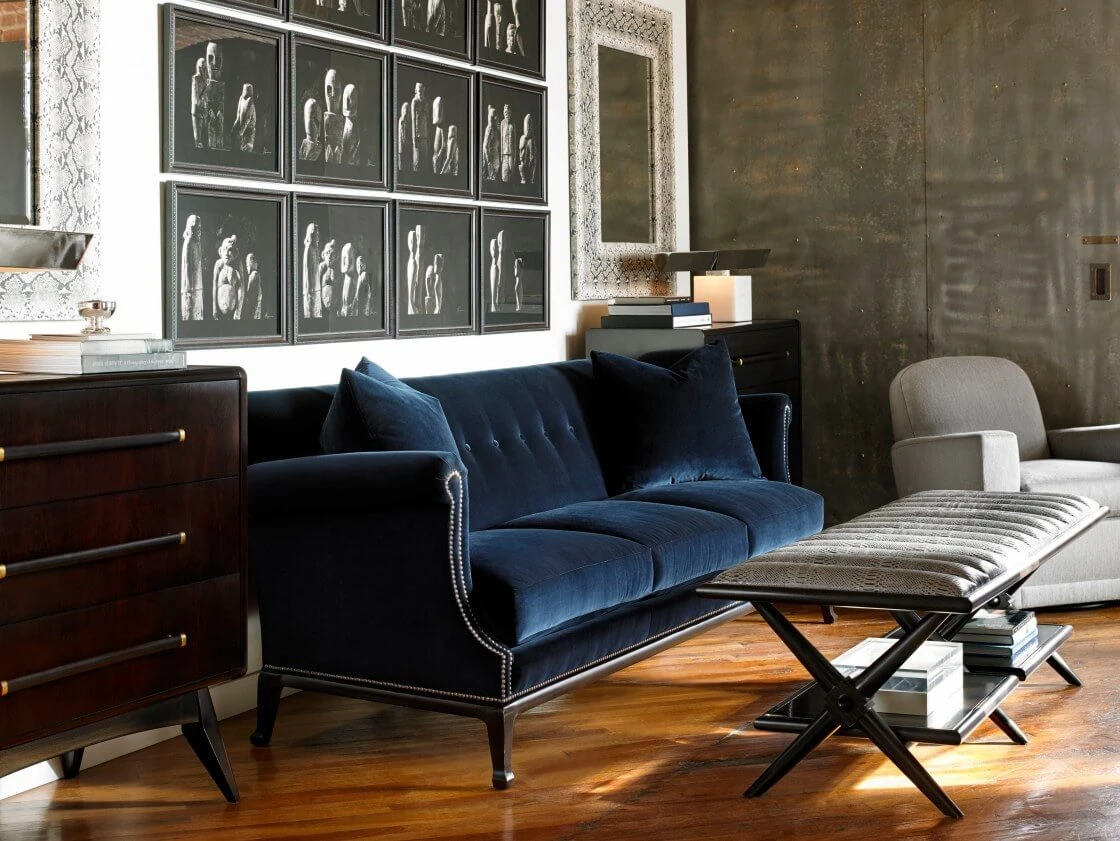 Кресло Knox — Hickory Chair, кожа, фото 4