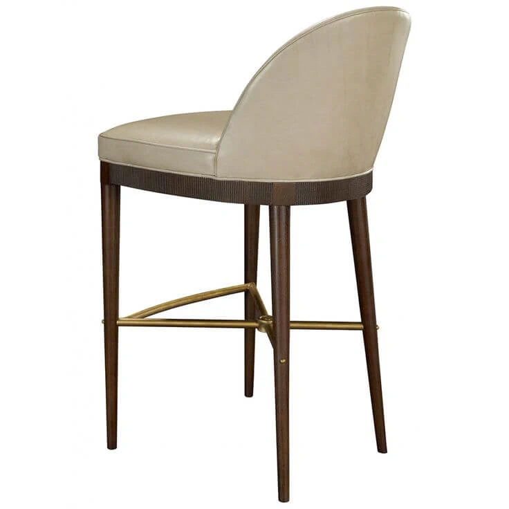 Барный стул Laurent — Hickory Chair, кожа, фото 2