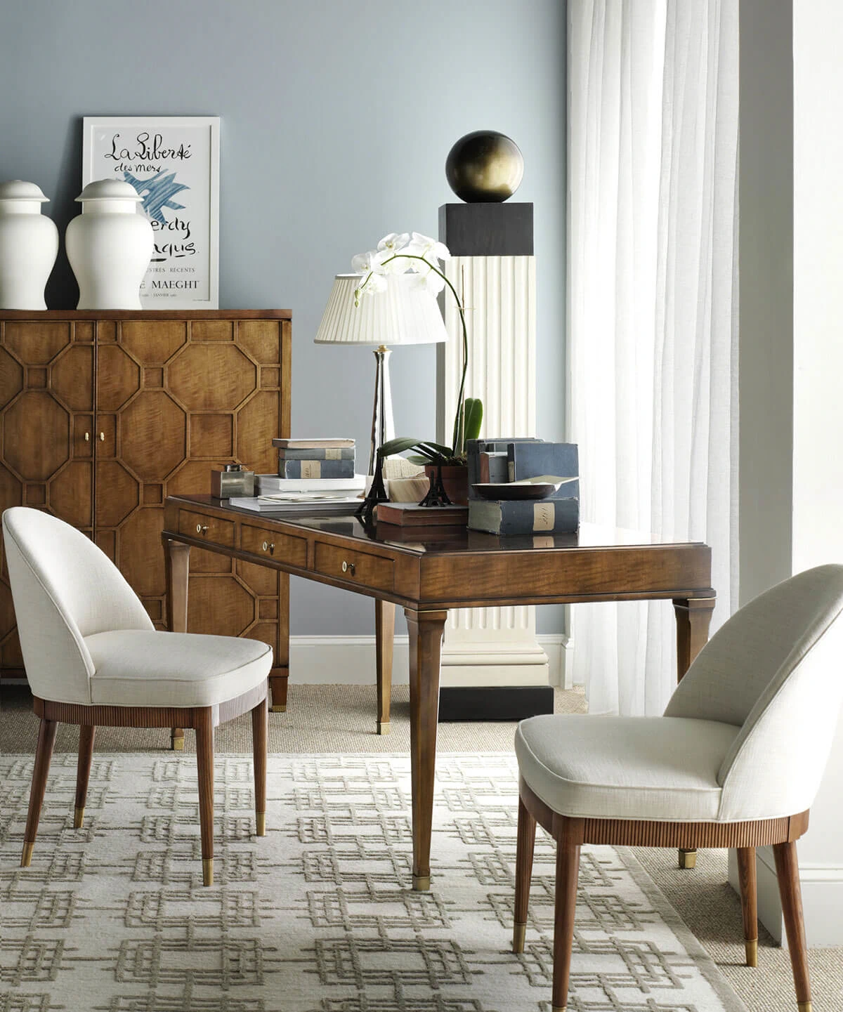 Стул Laurent — Hickory Chair, кожа, фото 2