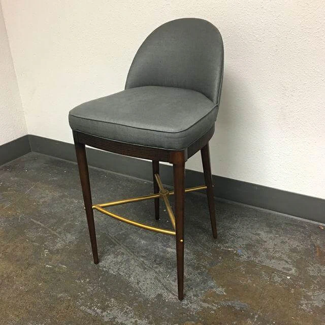 Барный стул Laurent — Hickory Chair, кожа, фото 3