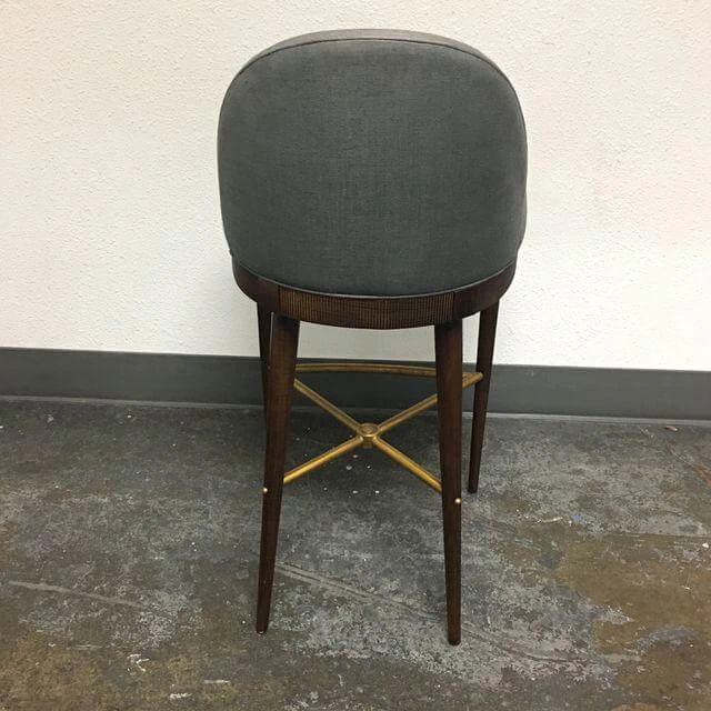 Барный стул Laurent — Hickory Chair, кожа, фото 4