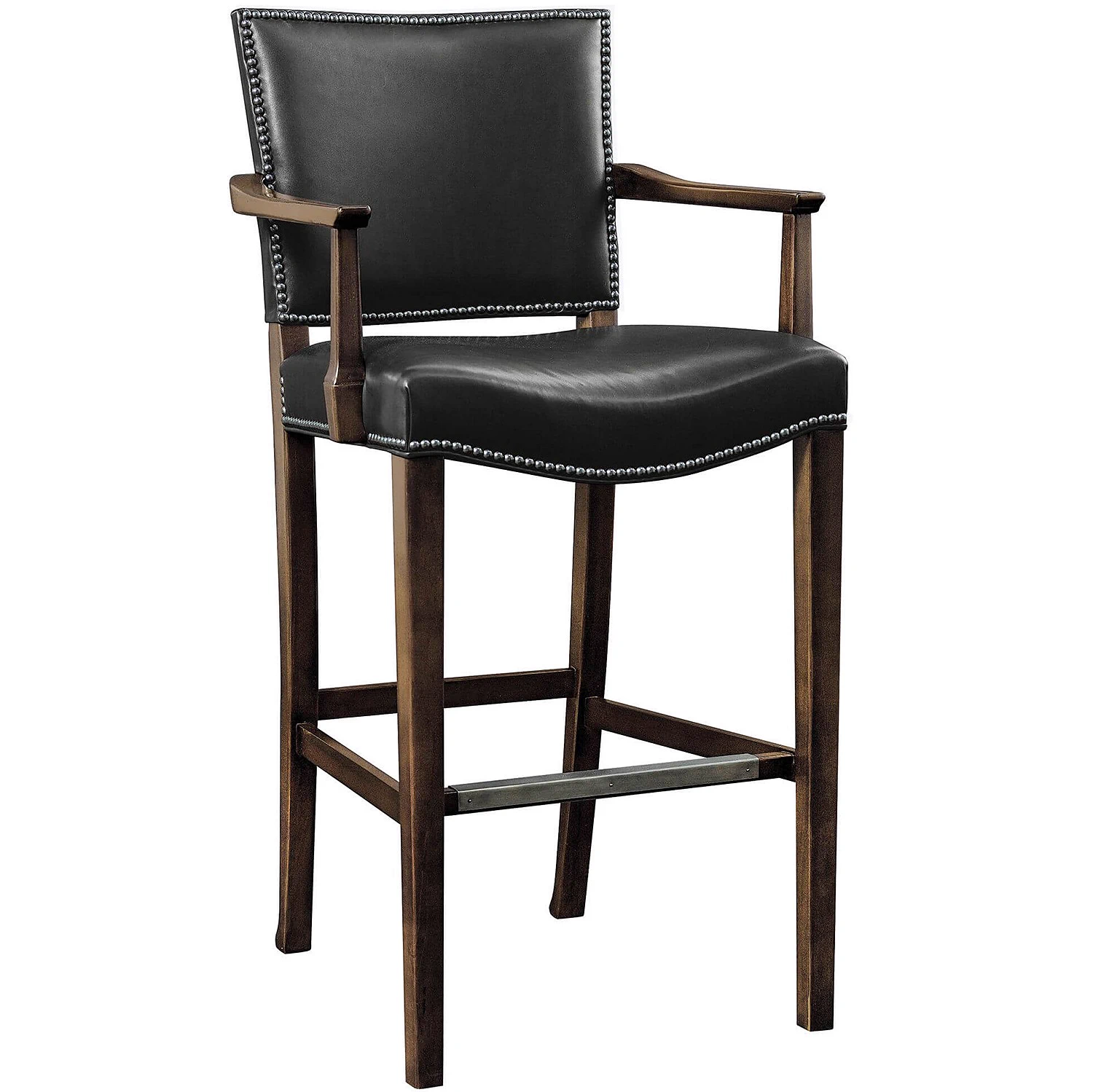 Барный стул Madigan — Hickory Chair, кожа