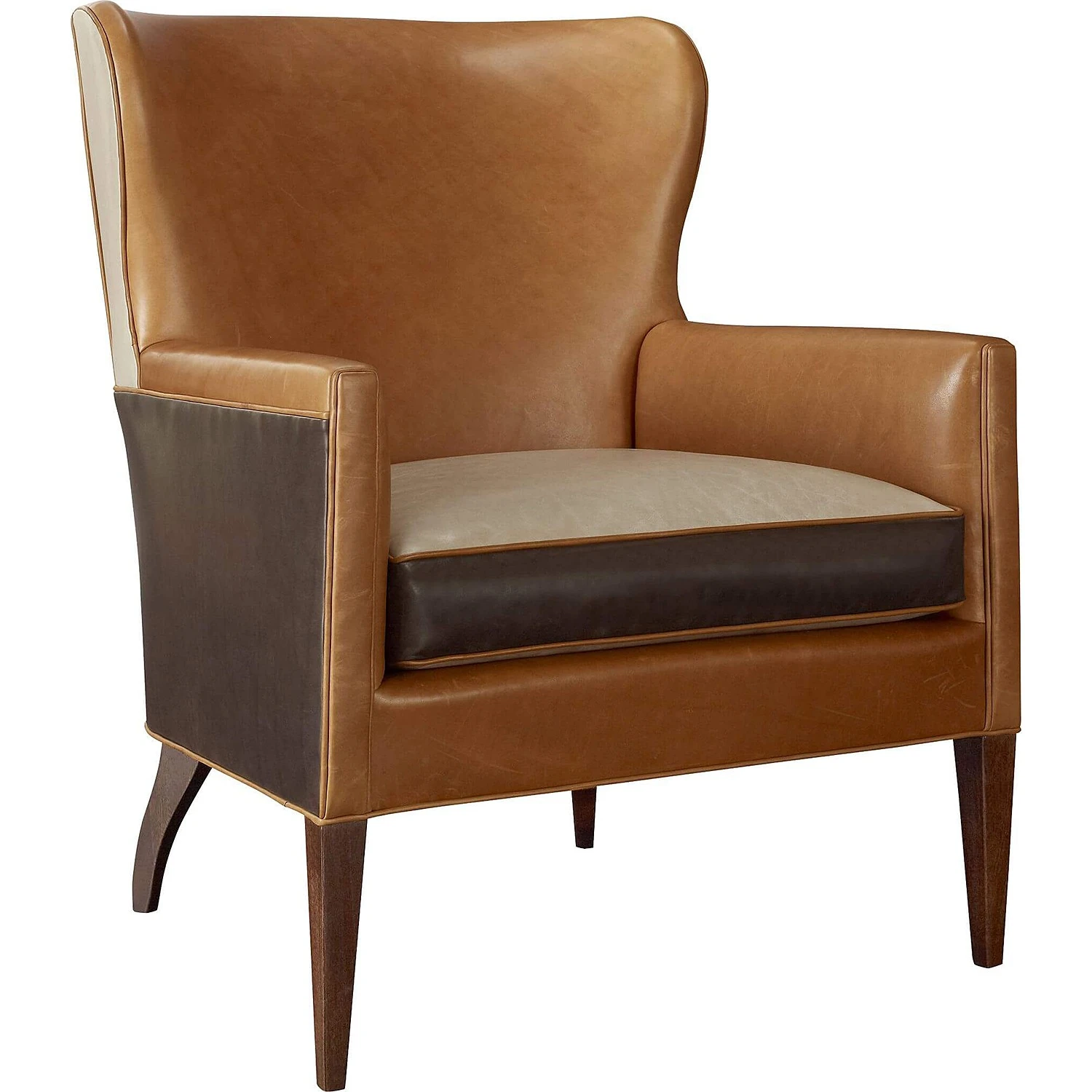 Кресло Samuel — Hickory Chair, кожа