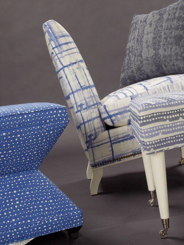 Пуф Serge — Hickory Chair, текстиль, фото 2
