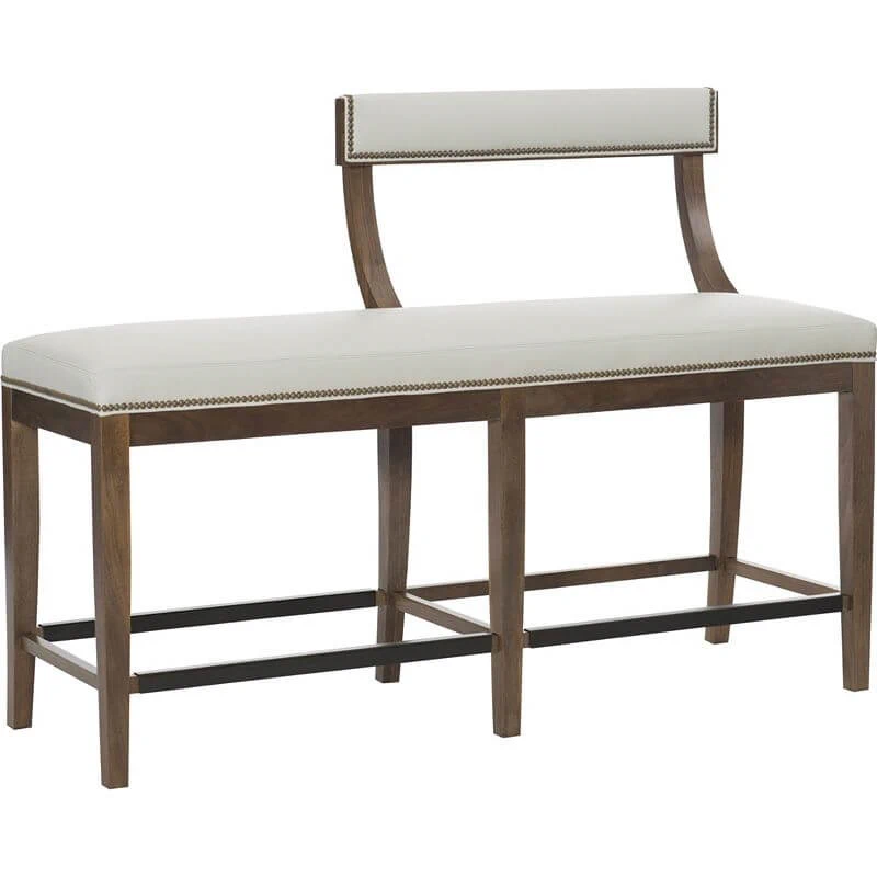 Скамья для бара Split — Hickory Chair, кожа