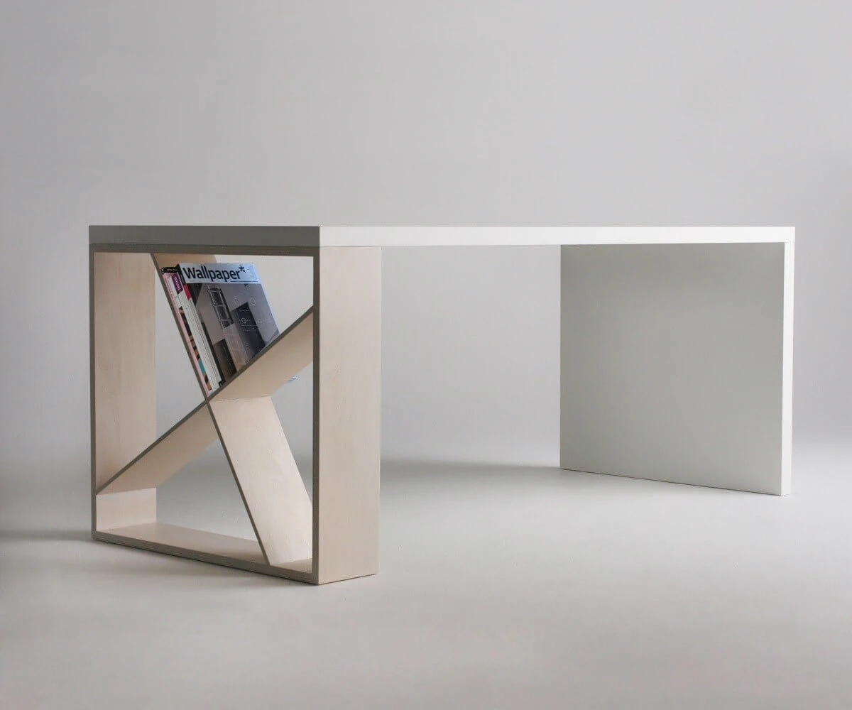 Каркас и наполнение: дерево. Современный дизайн Стол J-Table — Horm Casamania, дерево, фото 3