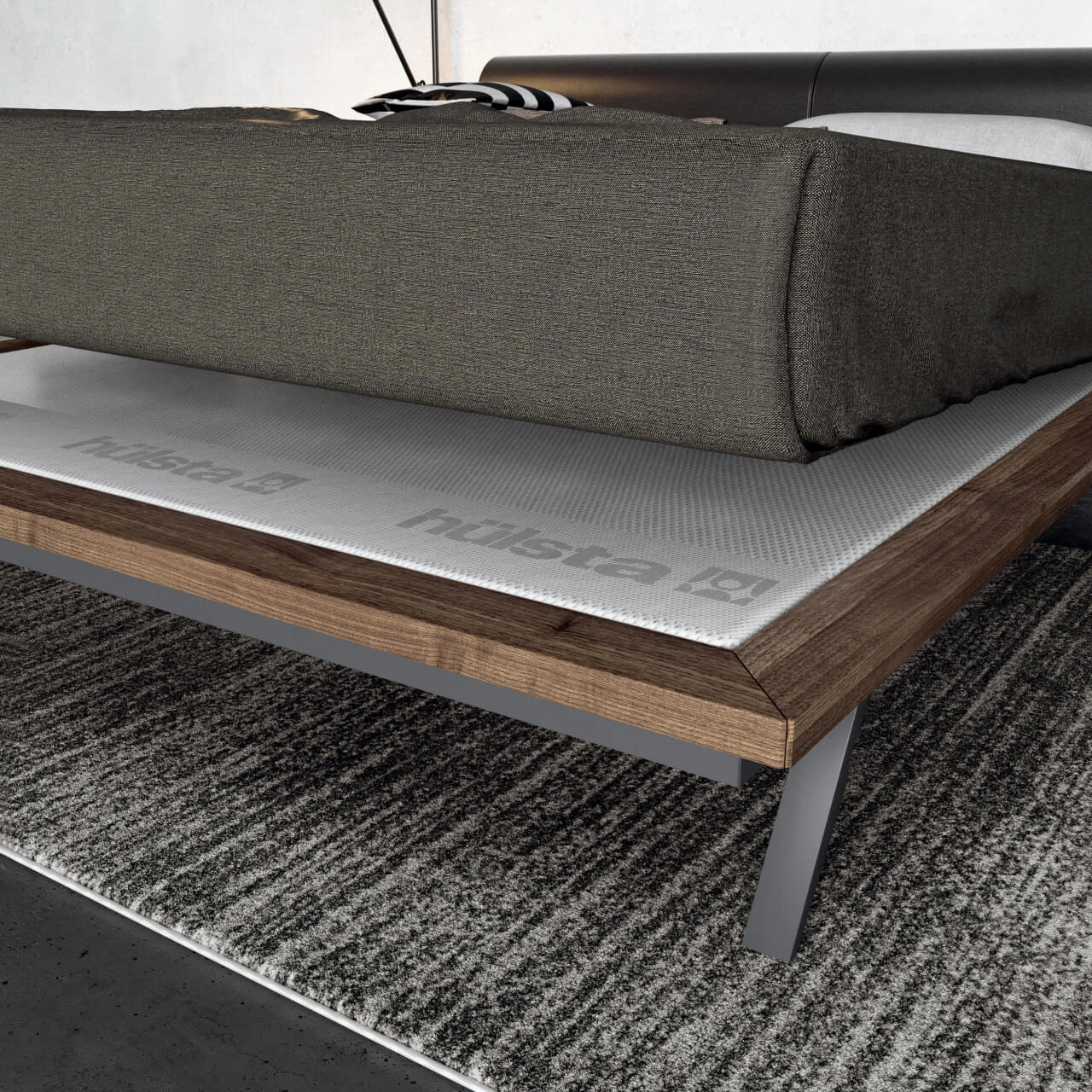 Кожаная кровать Madera 6274 — Hulsta, кожа, фото 4