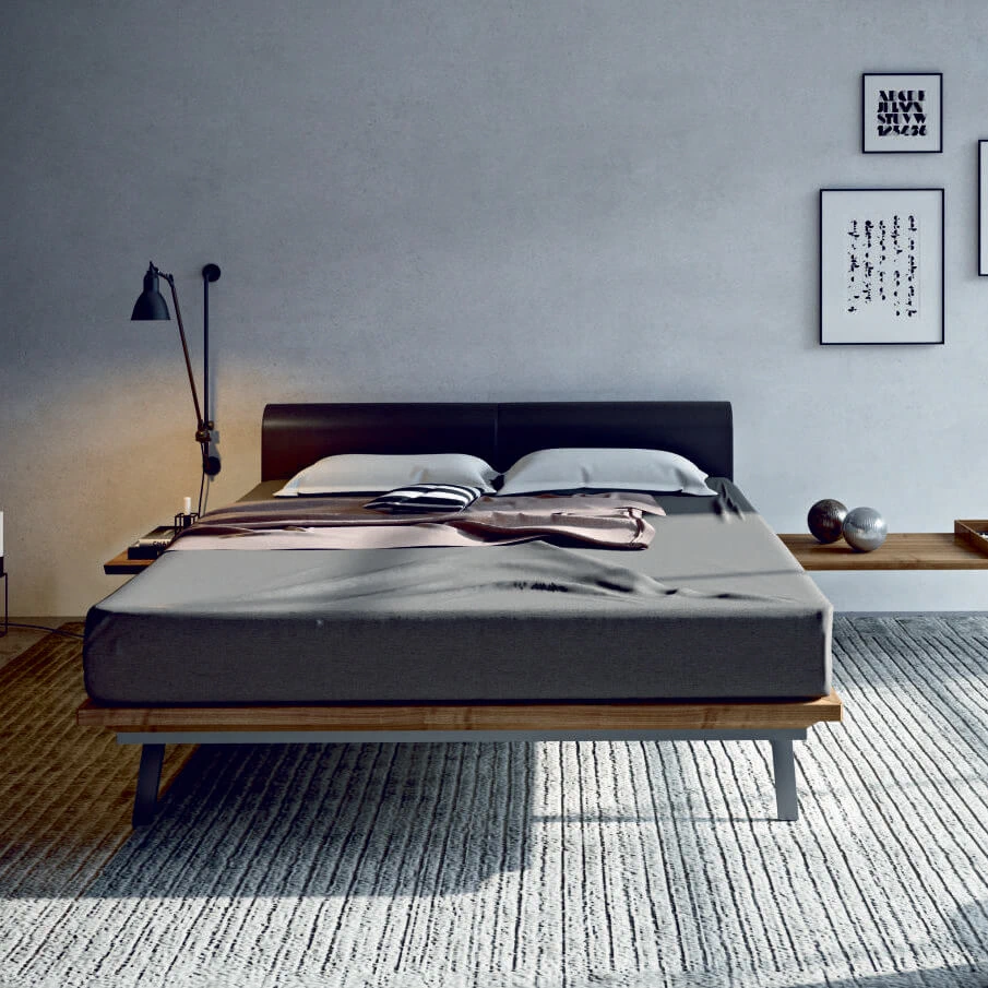 Кожаная кровать Madera 6274 — Hulsta, кожа