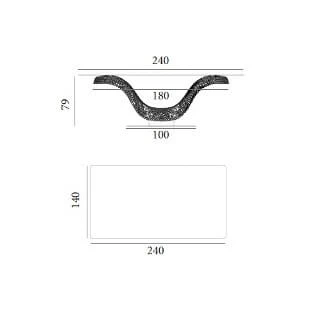 Стол Chrysalis — Italian Design Lighting (IDL), стекло, фото 3
