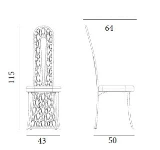 Стул Chrysalis — Italian Design Lighting (IDL), текстиль, фото 6