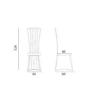 Стул Curvy — Italian Design Lighting (IDL), текстиль, фото 5
