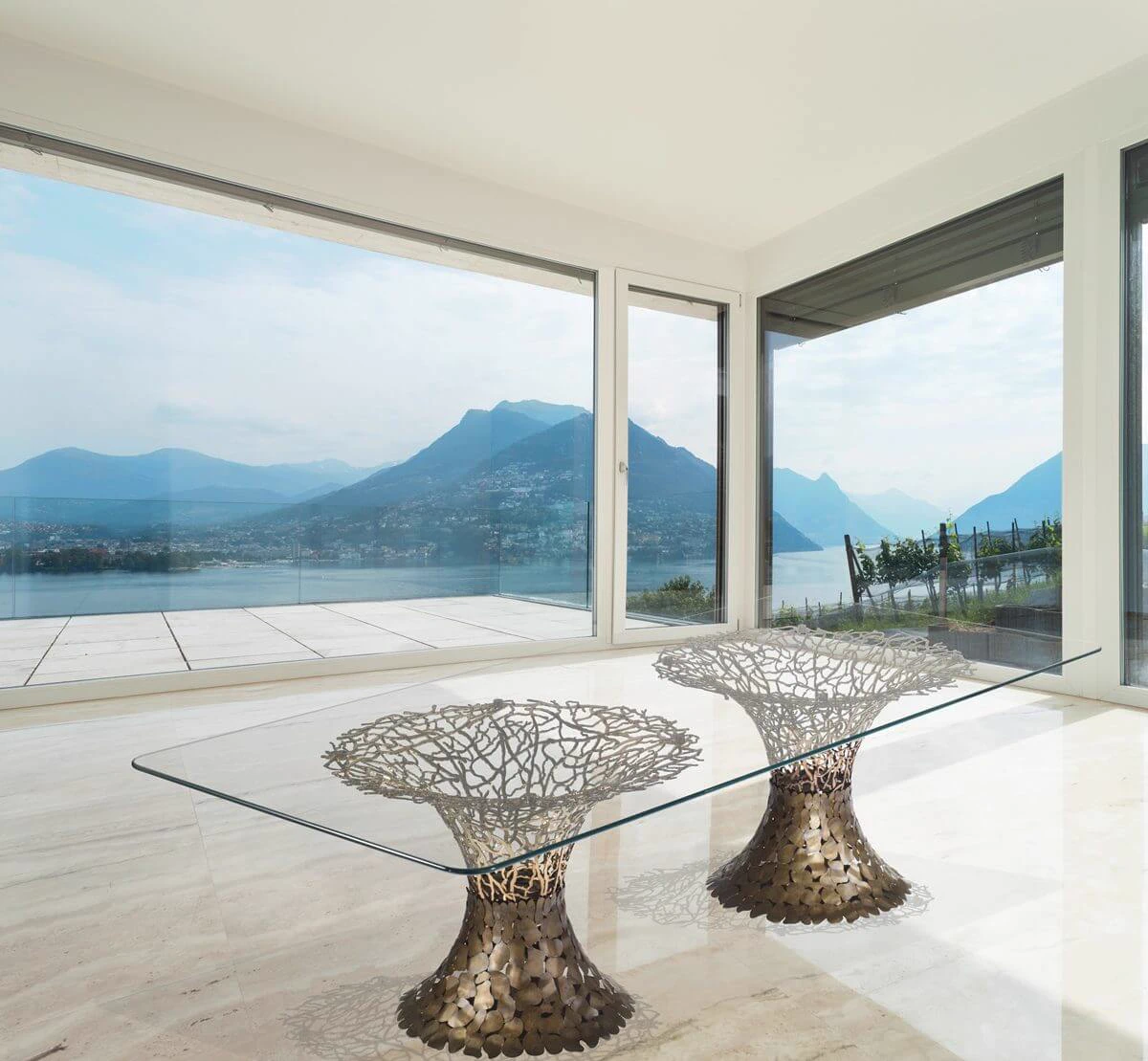 Стол Goldenart — Italian Design Lighting (IDL), стекло, фото 4