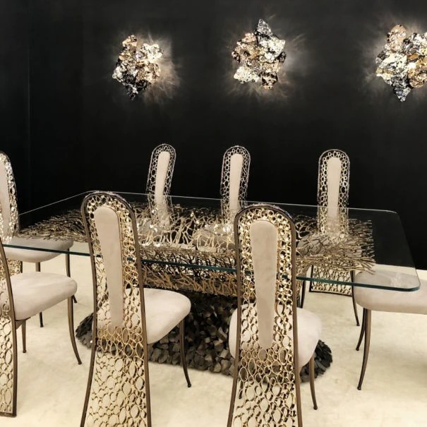 Стол Goldenart — Italian Design Lighting (IDL), стекло, фото 5