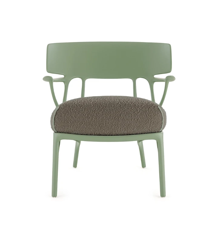 Кресло A.i. lounge boucle — Kartell, ткань, фото 2