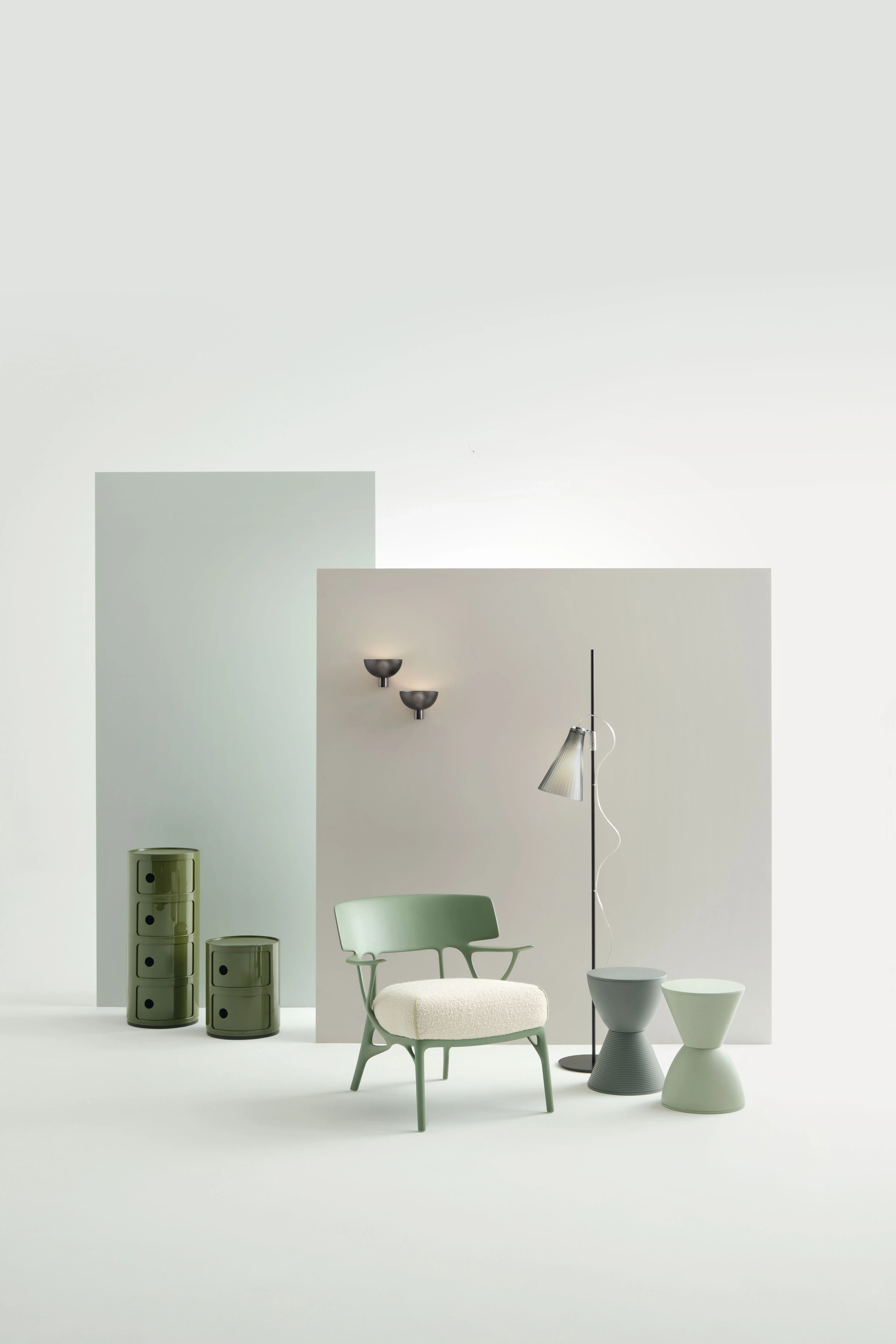 Кресло A.i. lounge texture — Kartell, ткань, фото 5