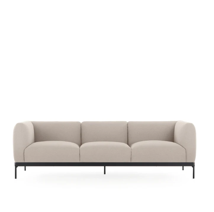 Каркас и наполнение: металл. Современный дизайн Диван Asia sofa three-seater (cotone plain) — Kartell, ткань, фото 2