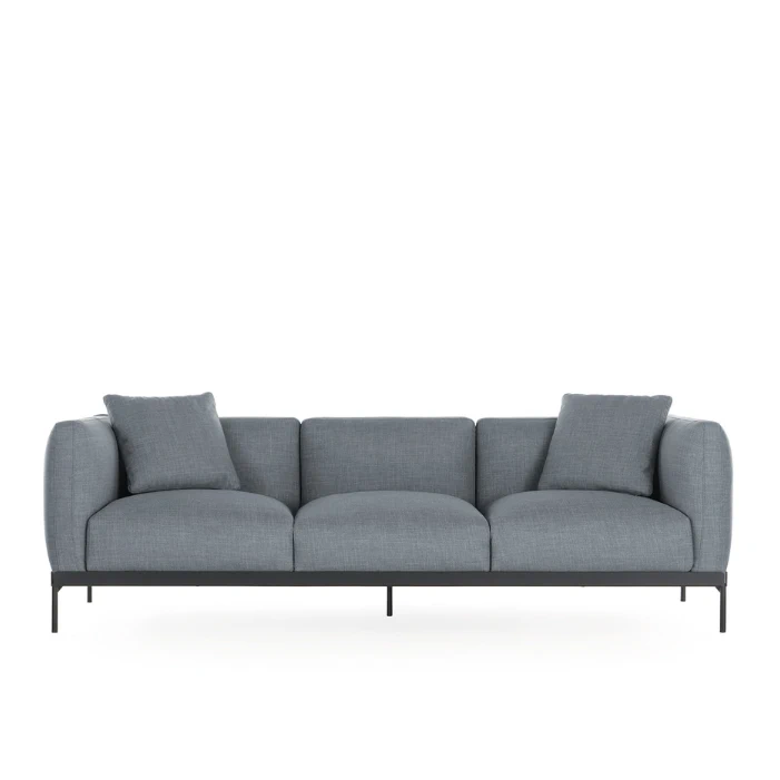 Каркас и наполнение: металл. Современный дизайн Диван Asia sofa three-seater (panamino) — Kartell, ткань, фото 3