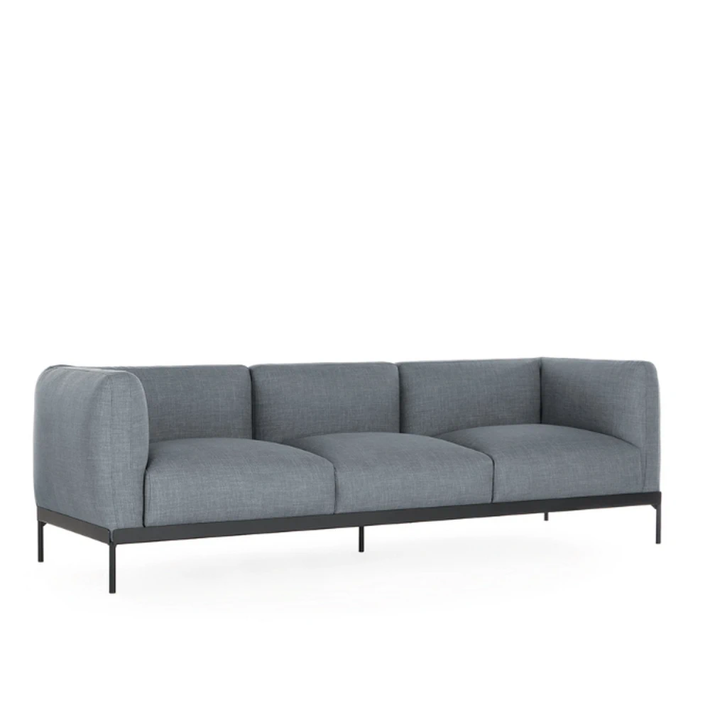 Каркас и наполнение: металл. Современный дизайн Диван Asia sofa three-seater (panamino) — Kartell, ткань
