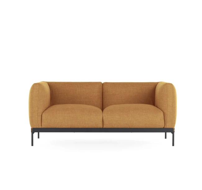 Каркас и наполнение: металл. Современный дизайн Диван Asia sofa two-seater (panamino) — Kartell, ткань, фото 2