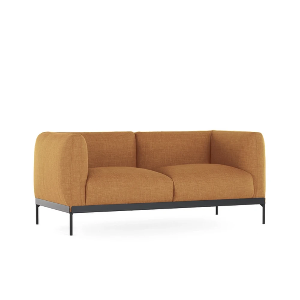Каркас и наполнение: металл. Современный дизайн Диван Asia sofa two-seater (panamino) — Kartell, ткань