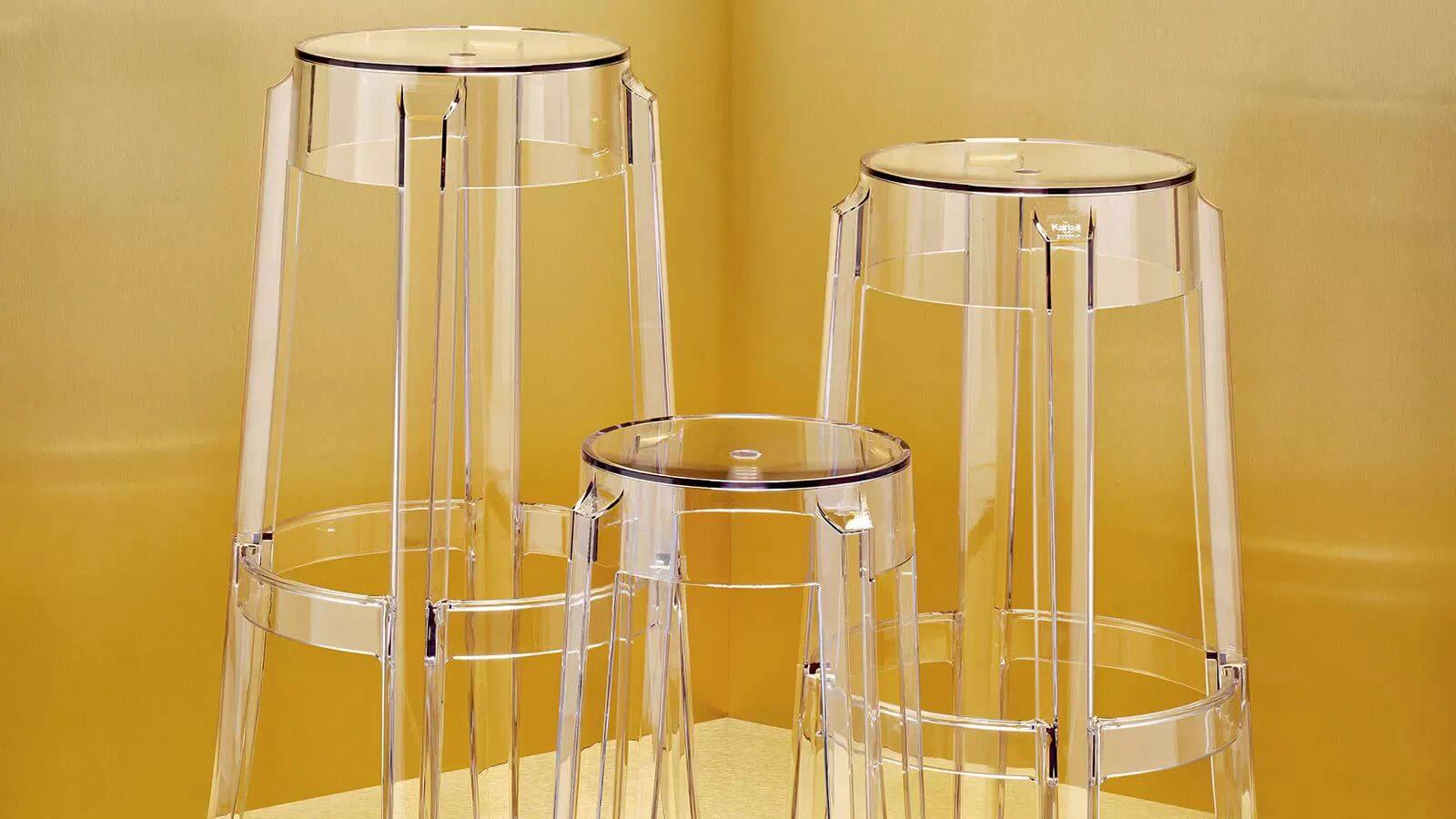 Барный стул Charles Ghost CRYSTAL — Kartell, фото 5