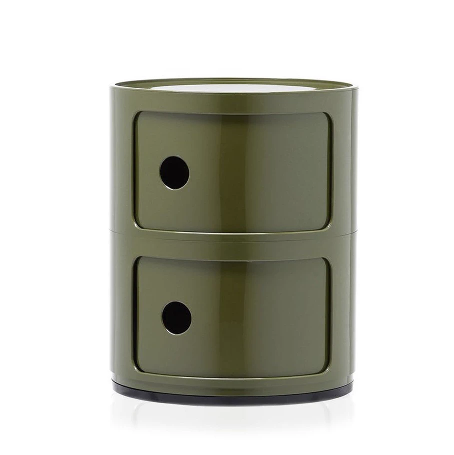 Современный дизайн Прикроватная тумбочка Componibili (2 секции) green — Kartell, пластик, фото 5