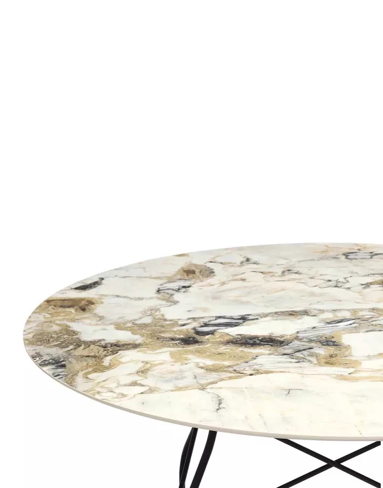 Стол Glossy Oval — Kartell, мрамор, фото 2