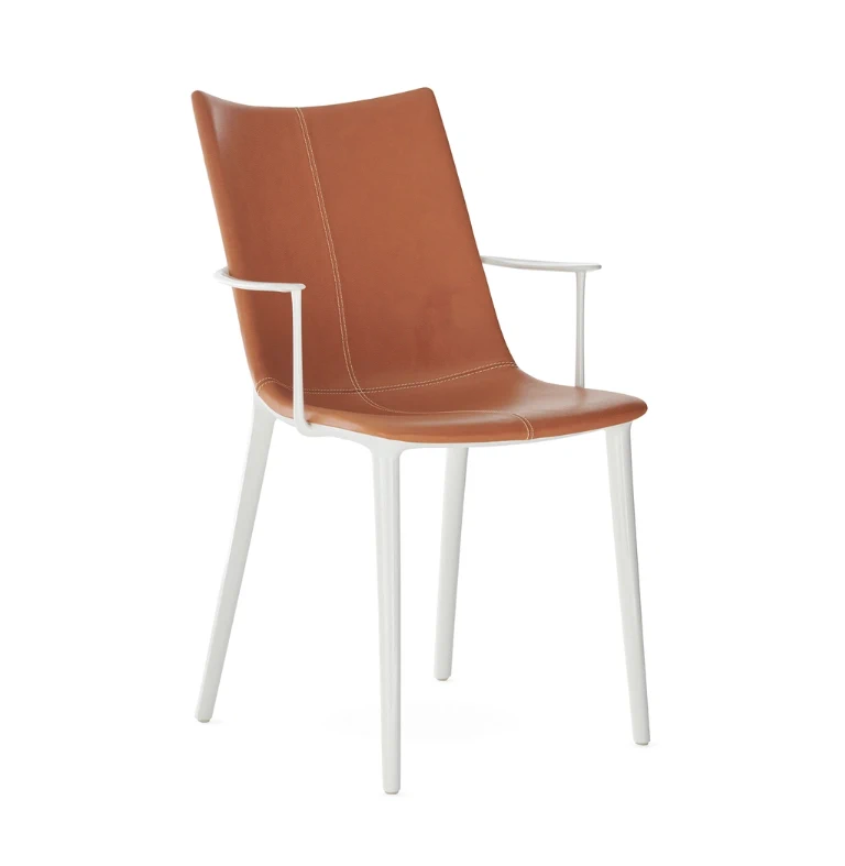 Современный дизайн Стул H.h.h. leather — Kartell, кожа, фото 4