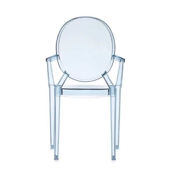 Современный дизайн Стул Loulou Ghost Azzurro — Kartell, фото 2