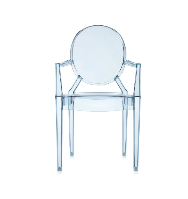 Современный дизайн Стул Loulou Ghost Azzurro — Kartell, фото 4
