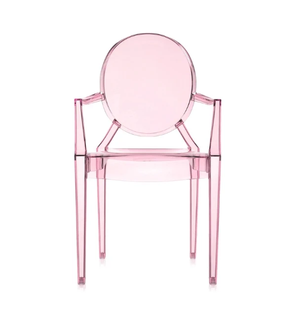 Современный дизайн Стул Loulou Ghost Rosa — Kartell, фото 2