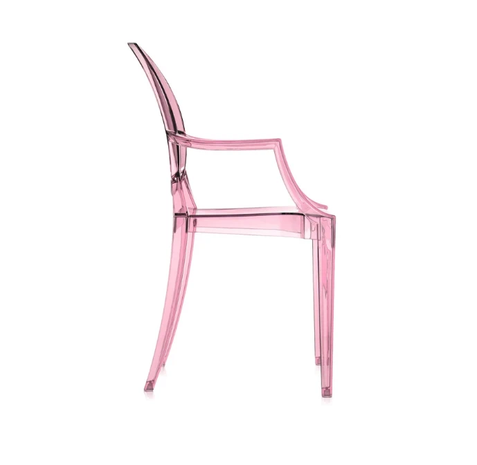 Современный дизайн Стул Loulou Ghost Rosa — Kartell, фото 3