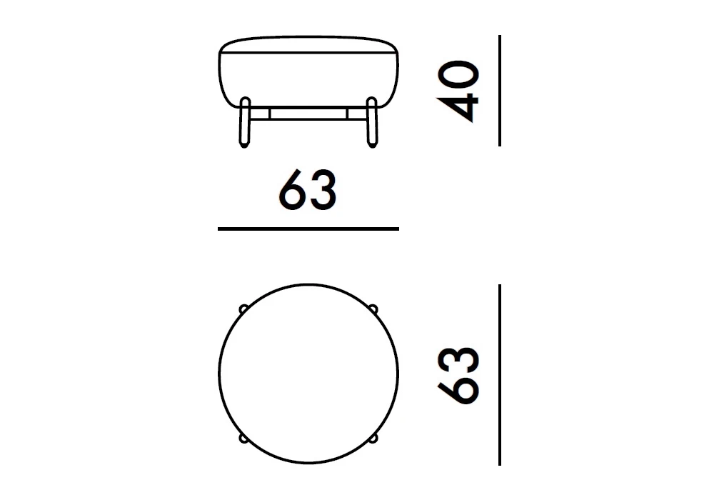 Пуф Lunam — Kartell, текстиль, фото 6