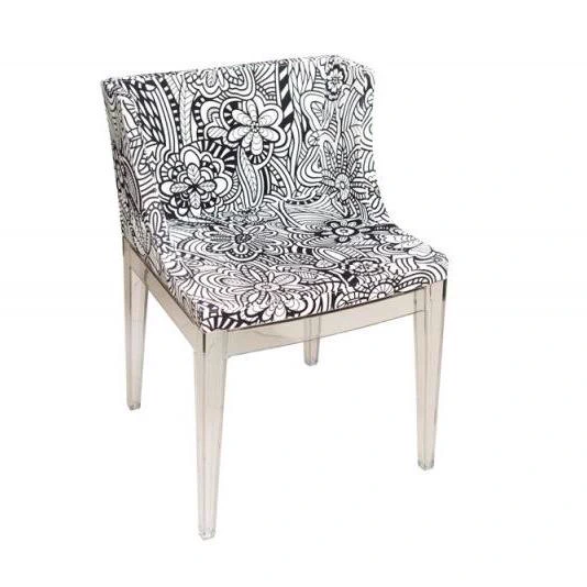 Стул MADEMOISELLE bianco/nero — Kartell, текстиль