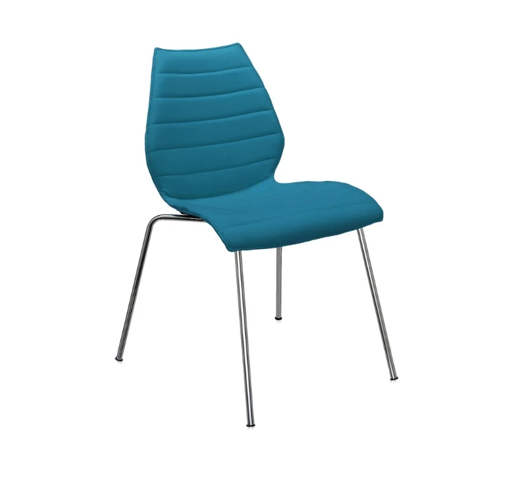 Каркас и наполнение: металл. Современный дизайн Стул Maui soft Trevira — Kartell, металл, фото 2