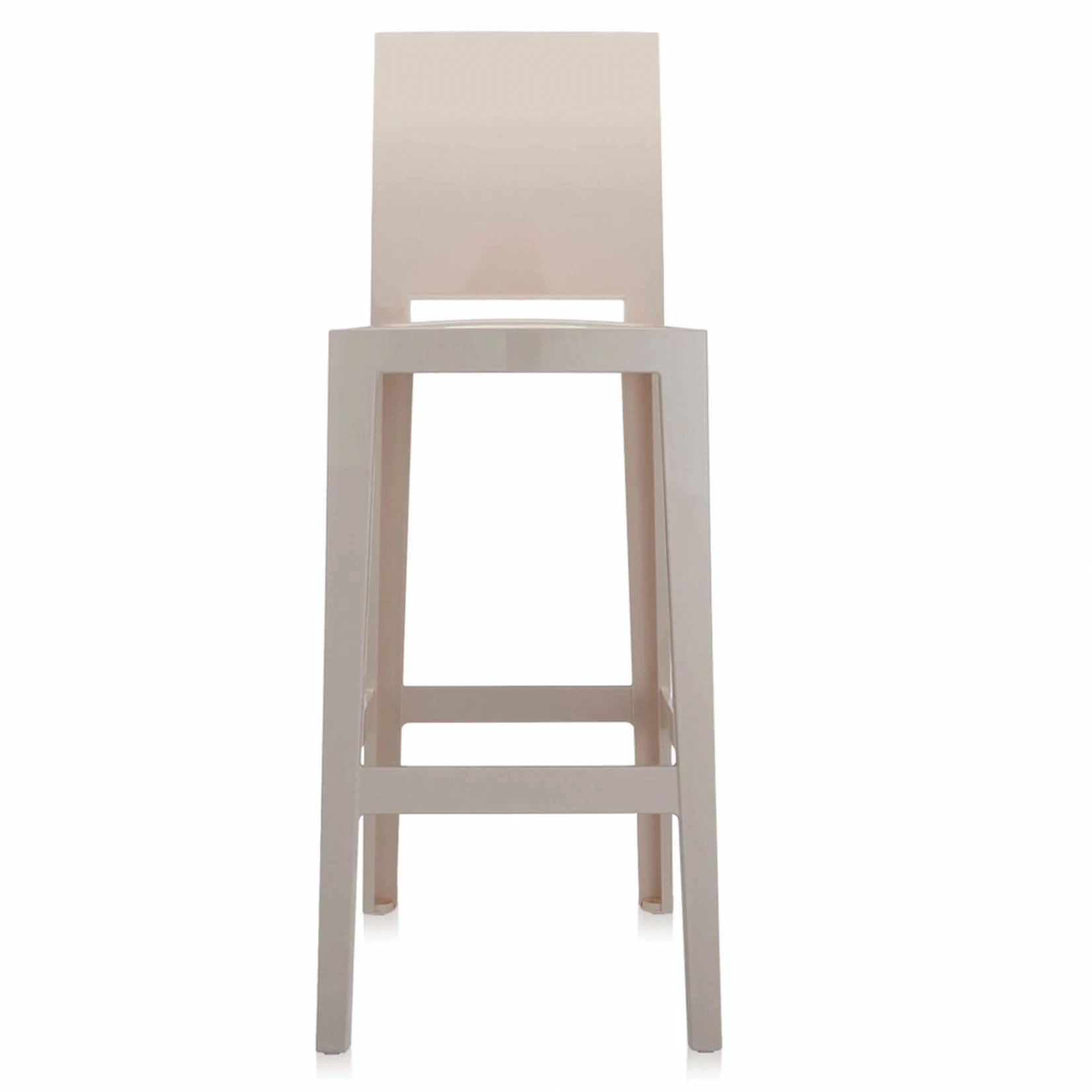 Барный стул One More с квадратной спинкой — Kartell