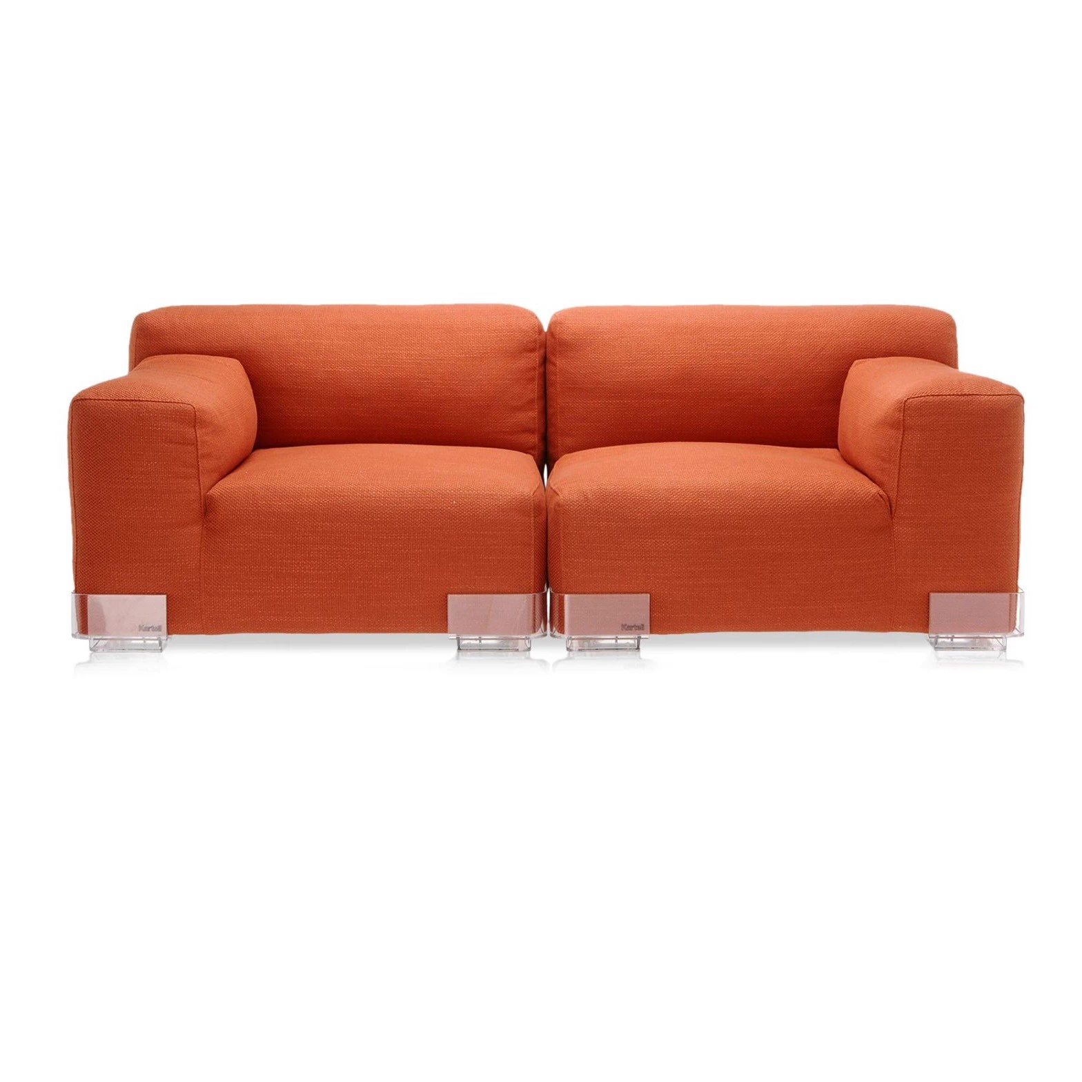 Каркас и наполнение: пух. Современный дизайн Диван Plastics Duo — Kartell
