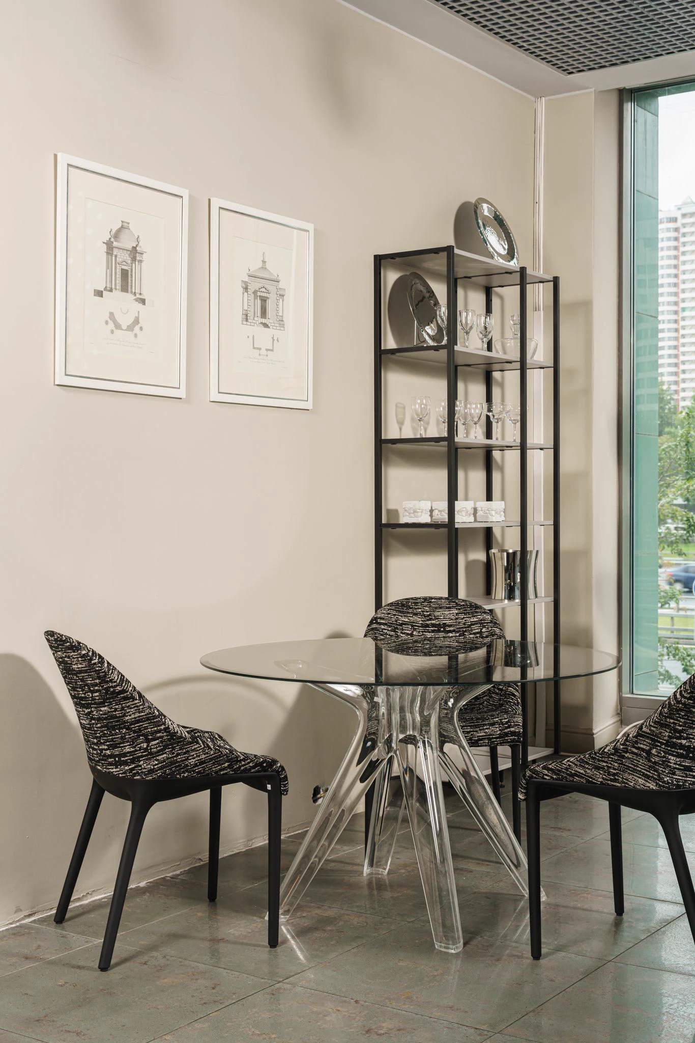 Стол Sir Gio — Kartell, стекло, фото 3
