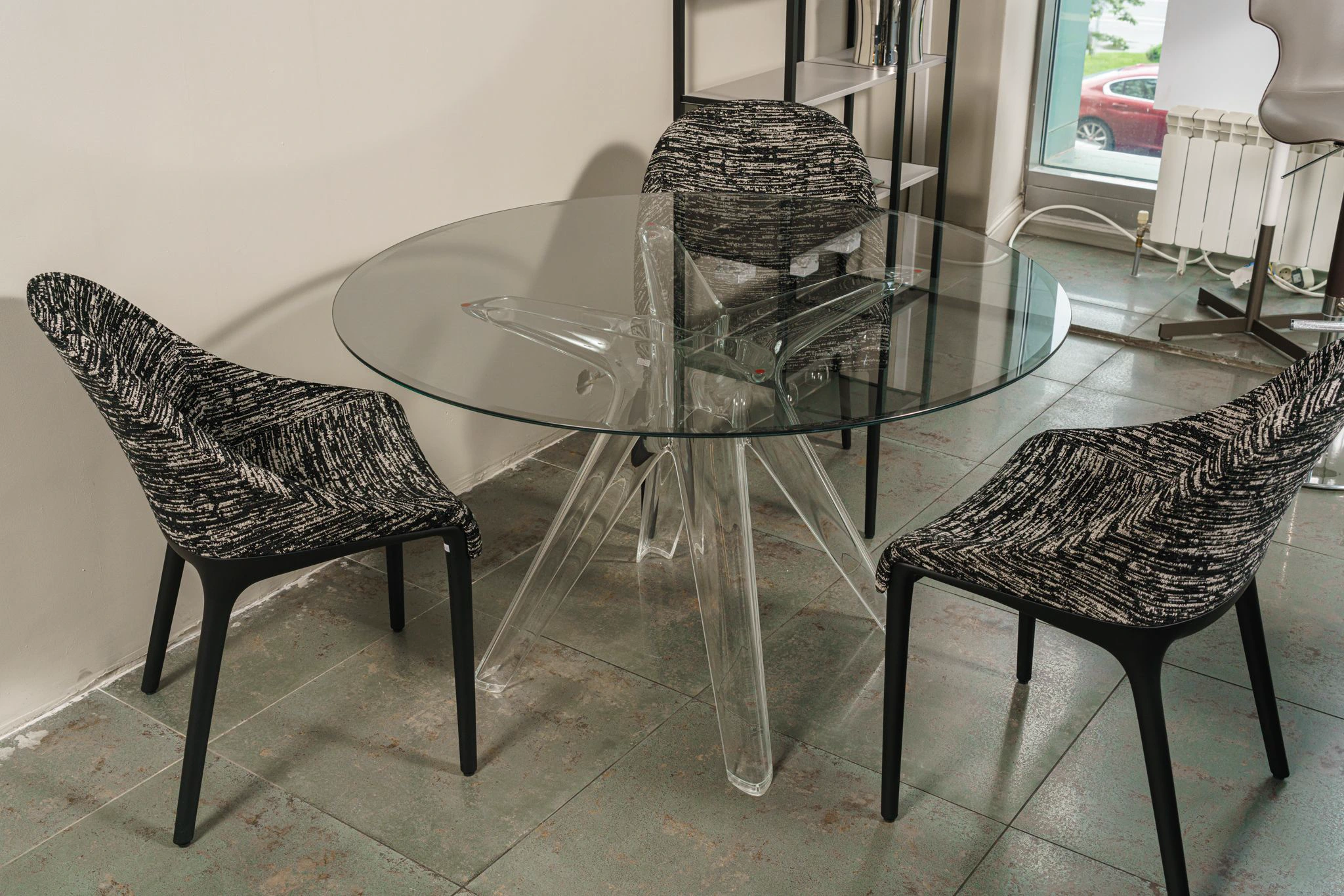 Стол Sir Gio — Kartell, стекло, фото 4
