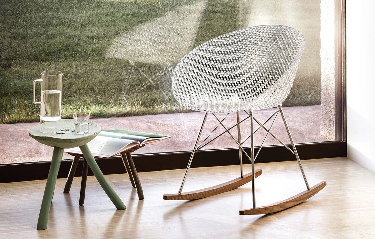 Кресло-качалка Smatrik — Kartell, дерево, фото 3