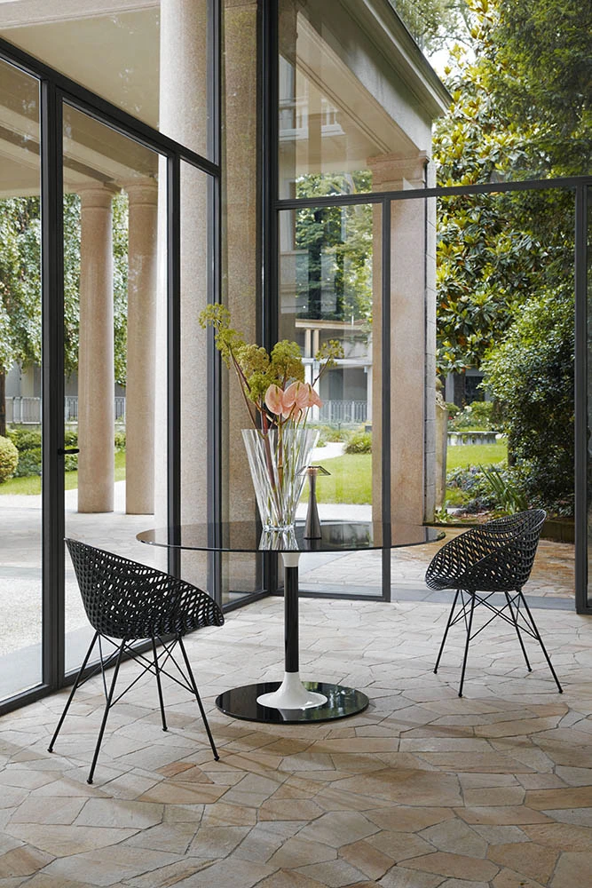 Стол Thierry xxl round — Kartell, стекло, фото 2