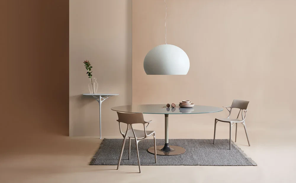 Стол Thierry xxl round — Kartell, стекло, фото 3