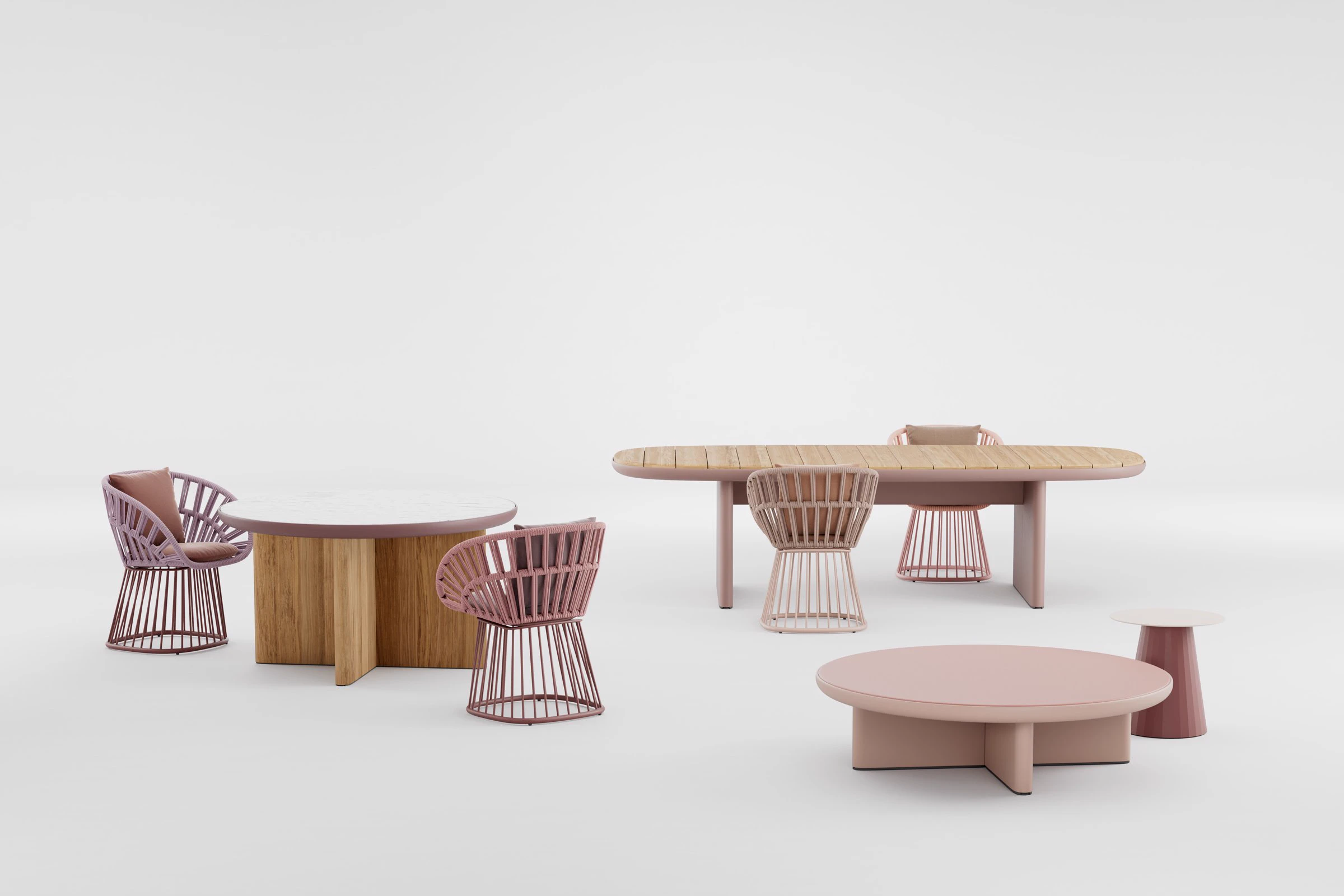 Стол Cala Dining Table 280x110 — Kettal, камень, фото 6
