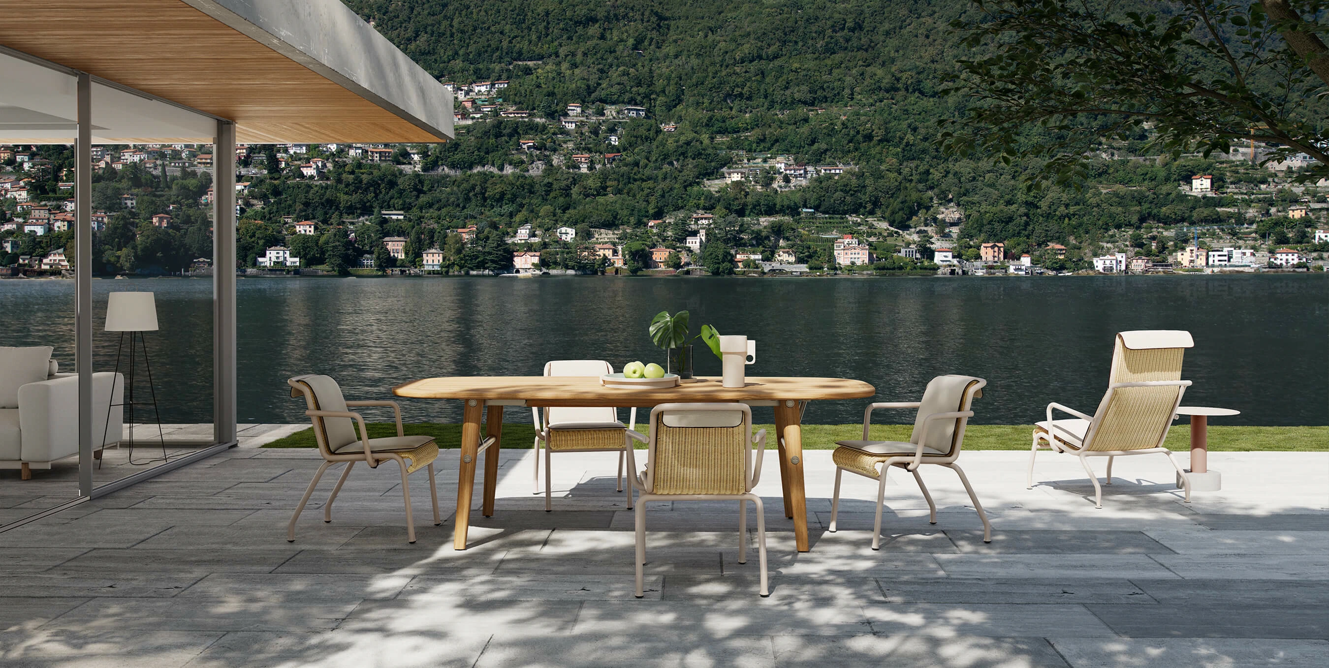 Современный дизайн Стол Eolias Folding dining table Lipari 2200 x 1100 — Kettal, фото 3